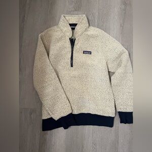 Patagonia Grayish and Blue Fleece Jacket